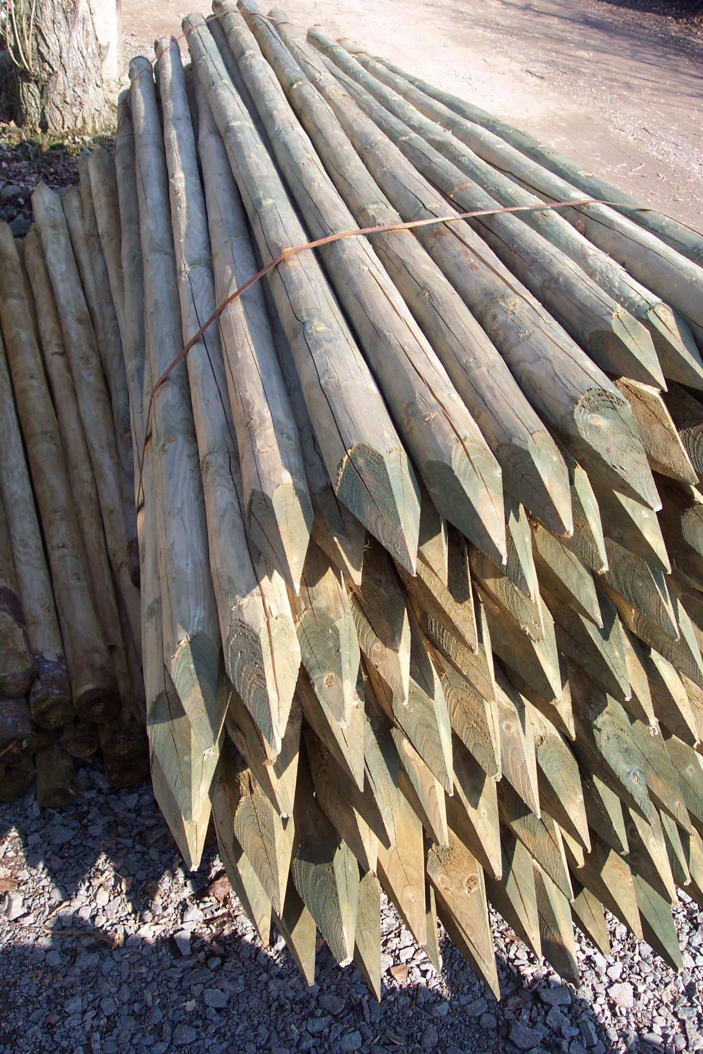 Bindematerial, Stäbe + Pfähle