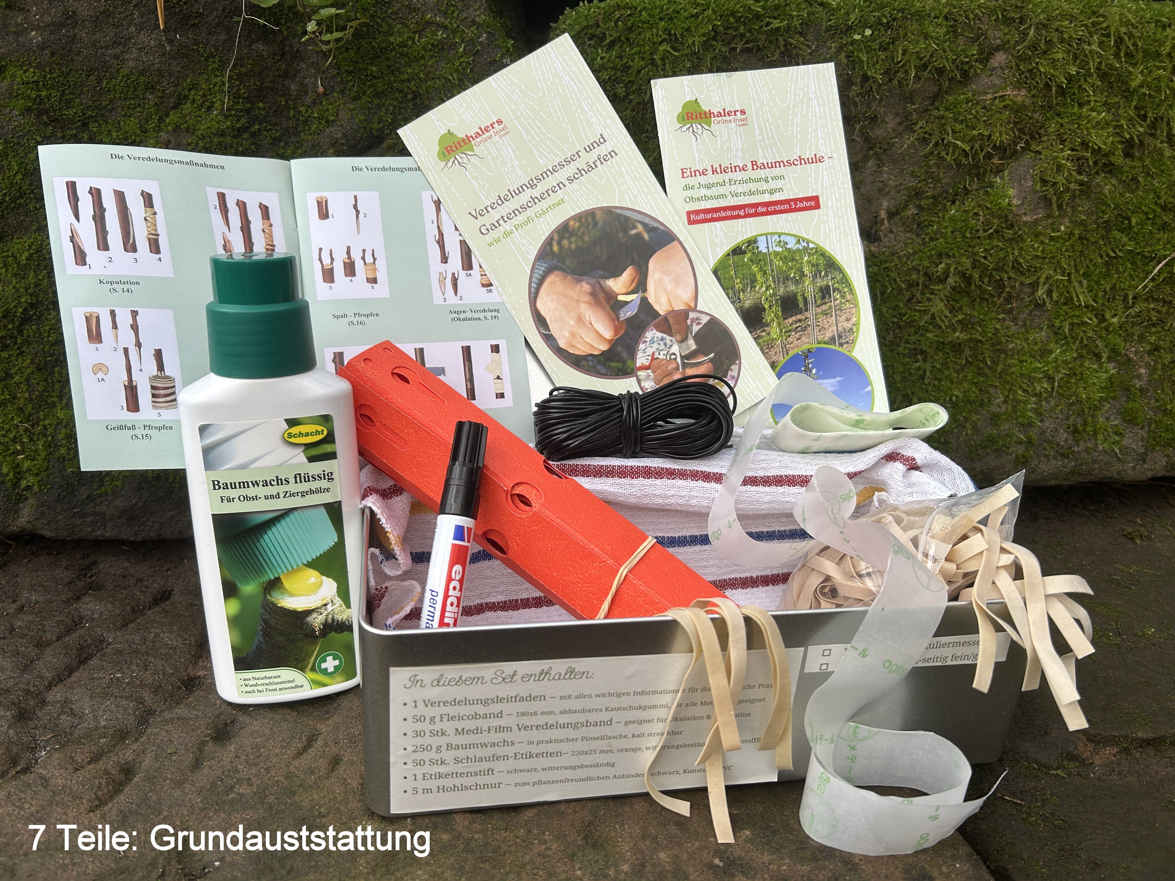Veredlungsset Obst- und Ziergehölze